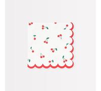 Meri Meri Lot de 16 serviettes de pique-nique jetables en papier épais et absorbant, 3 plis, pour pique-nique ou fête prénatale