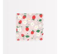 Meri Meri Lot de 16 serviettes de pique-nique jetables en papier épais et absorbant, 3 plis, pour pique-nique ou fête prénatale