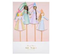 Meri Meri Lot de 4 décorations de gâteau magiques Princesses