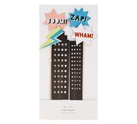 Meri Meri Lot de 6 décorations de gâteau de super-héros