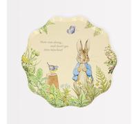 Meri Meri Lot de 8 assiettes à dessert Peter Rabbit dans le jardin