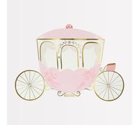 Meri Meri Lot de 8 assiettes Carrosse de princesse