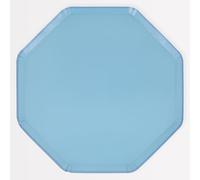 Meri Meri Lot de 8 assiettes plates bleuets