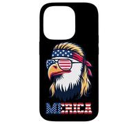 Merica Eagle Drapeau américain patriotique USA 4 juillet Coque pour iPhone 14 Pro