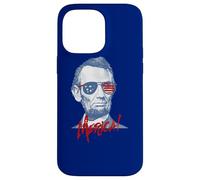 Merica Lincoln - 4th July Veterans Or Memorial Day Abe Coque pour iPhone 14 Pro Max