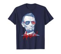 Merica Lincoln - 4th July Veterans Or Memorial Day Abe T-Shirt