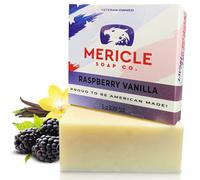 Mericle Soap Co. Black Raspberry Vanilla Organic 5oz Body Bar | Natural | Fabriqu aux tats-Unis | Propritaire des vtrans | Pas de produits c
