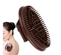 Meridian Brosse de massage pour cuir chevelu 14,5 cm Aide méridienne portable pour la relaxation musculaire avec caoutchouc souple pour le dos, les jambes, les bras, les épaules et les voyages