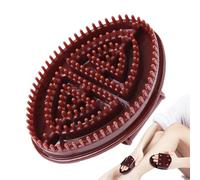 Meridian Brosse de massage pour le corps - 10,5 x 6 cm - Peigne sculptant beauté - Pinceau à bande de massage portable en silicone - Appareil de massage ergonomique léger pour soins de maison de