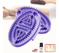 Meridian Brush, Beauty Salon Professional Custom Meridian Brush, Brosse De Massage Méridien Corporel, 2 Pièces Brosse De Massage Méridien En Silicone Souple Pour Améliorer La Circulation Des Jambes