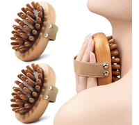 Meridian Brush Massage Body 2PCS Outils de massage en bois avec sangle Gua Sha Masseur corporel pour éliminer la cellulite façonner le soulagement des douleurs musculaires