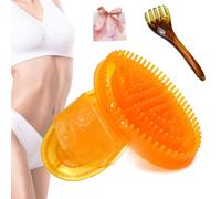 Meridian Brush Massage Body, Meridian Brush Massage Brushs, Cepillo De Meridianos para Masajes, Full Body Relaxation Meridianss Massages Brushs, Beauty Salon Professional Custom (Orange)