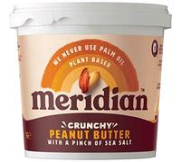 Meridian Nat Crunchy Beurre de cacahuète 1000 g x 2 (lot de 2)