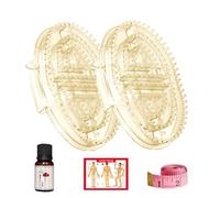 Meridian Lot de 2 brosses à pression professionnelles pour salon de beauté avec huile, carte de pointe, ruban à mesurer, pour le dos, les jambes, les bras, pour soulager le stress