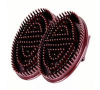 Meridian Lot de 2 brosses de massage - Brosse de bain massage relaxante pour tout le corps avec application d'huiles essentielles - Brosse de massage pour le corps - Aide au spa - Poignée ergonomique