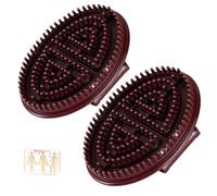Meridian Lot de 2 brosses de massage Meridian pour tout le corps, toucher confortable, soulage la fatigue musculaire, pour homme et femme