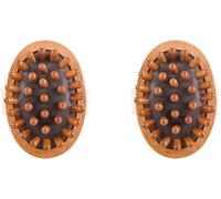 Meridian Lot de 2 brosses de massage pour le corps en bois anti-cellulite apaisante pour huiles essentielles spa coussin d'air