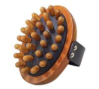 Meridian Pressure Brush, Meridian Trigger Point Massager, Wood Therapy Massage Tools for Belly Fat, Cellulite Lymphatic Drainage Massager, Wooden Massage Comb for Body and Scalp (Wood B,1 PCS)