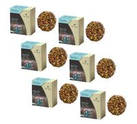 Meridiani® | Mélange d'herbes et de fleurs pour infusion Sweet Dreams | Rooibos Anis Fenouil et Mélisse Sans Caféine - (6 x 80 Gr) | Infusion reposante Bonne nuit
