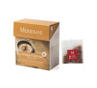 Meridiani® | Tisane Merveille d'outre-mer | Mélange Fruits et Fleurs avec Pomme Citronnelle Orange Gingembre Rose Musquée pour Infusion - 15 Filtres