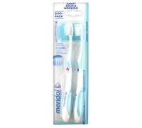-Meridol Brosse À Dents Gencives Fragiles Souple Duo (Couleur : Rouge Et Bleu)