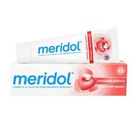 Meridol Dentifrice protection complète avec ingrédient antibactérien, apaise les gencives irritées et les dents sensibles, lutte contre la plaque dentaire et prévient les saignements des gencives