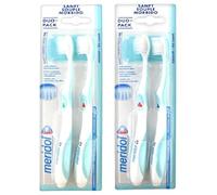Méridol Duo-Pack Brosses à Dents Souples - Lot de 4 Brosses