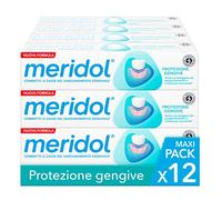 meridol Lot de 12 paquets de dentifrice de 75 ml - Lutte contre les saignements et les inflammations des gencives - Protège contre les rechutes - Formule à double action - Effet antibactérien