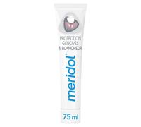 MERIDOL - Soin Dentaire Blancheur Anti-Saignement, Protection Douce pour Gencives Sensibles (Tube 75 mL) - lot de 3 - Vendu par Lot