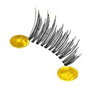 MERIGLARE 10 Paires de Faux Cils Demi- 3D Ensemble D'outils de Maquillage Réutilisables Naturels, 078