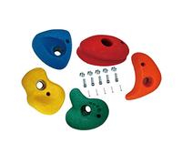 MERIGLARE 5 Prises d'escalade, Kit d'escalade pour Mur d'escalade Intérieur/extérieur pour Aire de Jeux, Petit