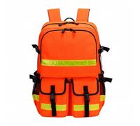 MERIGLARE à Dos Médical Résistant à Leau Poches Avant à Rabat Boucles pour le Rangement Daccessoires Soins Adapté au Transport Déquipement Durgence Organisé