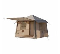 MERIGLARE Abri Gonflable Tente Cabine Camping Maison Gonflable Auvent Intégré Installation Rapide Colonnes d'air PVC Tissu Oxford 420D Imperméable Adapté aux, 220 220 200cm, Tente Gonflable 4.8 M²