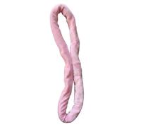MERIGLARE Anneau de Danse Aérienne Sangle d'Entraînement Boucle Rembourrée Sangle de Gymnastique Accessoire de en Velours Surface Douce Confort de Main Adapté, Rose Clair
