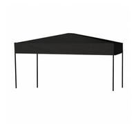 MERIGLARE Auvent à Pignon En Pyramide Tiges Support Noir Auvent Wagon Pare Installation Rapide Bâche Utilitaire pr Camping, Plage, Noir, Pour Arrière Ouvert