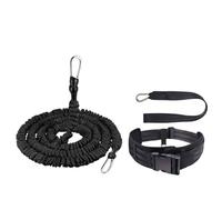 MERIGLARE Bande d'Entraînement Natation Corde Résistance Harnais Ceinture Réglable Sangle Ancrage pour Travail de Force et Stamina avec Traction Contrôlée