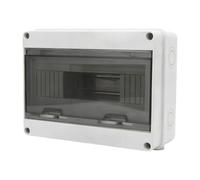 MERIGLARE Boîte de distribution électrique avec disjoncteur - Installation facile pour une utilisation intérieure et extérieure - Robuste et polyvalente -, 25.5 X 10.8 X 20 Cm