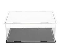 MERIGLARE Boîte Présentoir Transparent Acrylique Collection Figurine Dépoussiérant Empilable Protège Modèle Convient Salon Bureau Objet Collector C, Clair