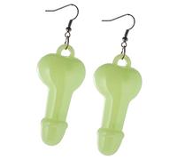 MERIGLARE Boucles d'oreilles en Forme de Pénis Coquin, Phosphorescentes, pour Enterrement de Vie de Jeune Fille