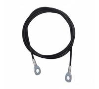 MERIGLARE Câble d'Exercice Pulley Remplaçable Fil Acier Coqué Élément Fonction Pratique Convient à Musculation Maison, 1.5M, Sans Balle