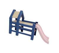 MERIGLARE Cadeau Artisanal : Mobilier Miniature pour Maison de Poupée à L'échelle 1/12, Berceau et Lit Miniatures, Chaise pour Maison de Poupée à L'éche, Toboggan pour Maison de poupée