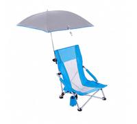 MERIGLARE Chaise Pliante Camping Compact Chaise Camping Pliante Confortable Fauteuil Pliant Robuste pr Pique-Nique, Bleu