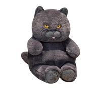 MERIGLARE Chat British Shorthair de 30 Cm, Modèle Animal, Doux, Adorable et Câlin, Peluche Réaliste pour Bébé, Compagnon Idéal pour L'heure Du Coucher, Bleu