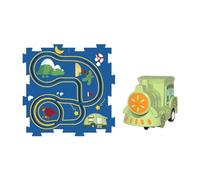 MERIGLARE Circuit de Train En Puzzle, Jeu de Construction de Circuits de Train, Jouet éducatif, Puzzle de Rails pour Garçons, Enfants et Tout-petits, Casse-tête C 4 pièces