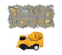 MERIGLARE Circuit de Train En Puzzle, Jeu de Construction de Circuits de Train, Jouet éducatif, Puzzle de Rails pour Garçons, Enfants et Tout-petits, Casse-tête B 8 pièces