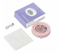 MERIGLARE Collecteur de Poussière Ongles Séparateur Particules Aspirateur Faible Bruit Système Ventilation Pratique pour Entretien Ongles Utilisation à la Maison et Bureau, Rose
