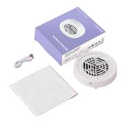 MERIGLARE Collecteur de Poussière Ongles Séparateur Particules Aspirateur Faible Bruit Système Ventilation Pratique pour Entretien Ongles Utilisation à la Maison et Bureau, Blanc