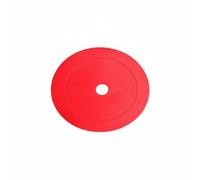 MERIGLARE Cône d'Entraînement Disque Agilité Marqueur Antidérapant Robuste Flexible TPE Visible sur Tout Sol pour Cibles de Placement Exercices de Réaction, Rouge