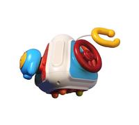 MERIGLARE Cube D'activités, Jouet Portable, Cadeau Idéal pour Les Petits Cadeaux de Noël, Cube D'éveil, Tableau D'activités pour Bébés et, quatre côtés