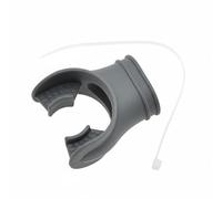 MERIGLARE Embout de Plongée Embout Régulateur Tuba Embout Scaphandre Pièce Remplaçable Silicone Alimentaire Antifuite avec Collier Ergonomique Antifatigue , Gray